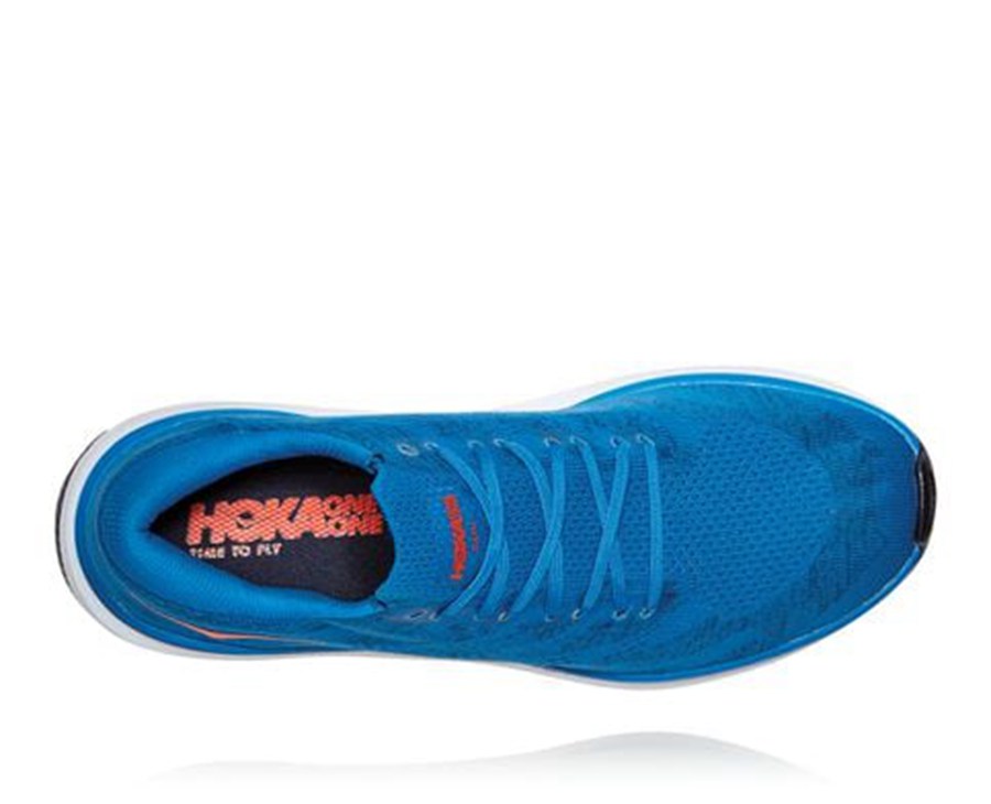 Hoka One One ランニングシューズ メンズ 青 - Cavu 3 - YF8609154